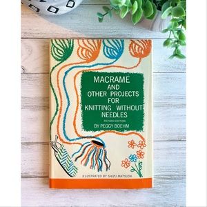 🍒2/$25 Vintage Macrame book, 1960’s art and crafts, 60s fiber arts